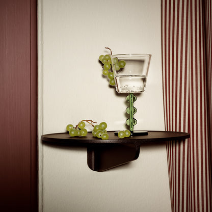 Museum Shelf by String - Dark Brown