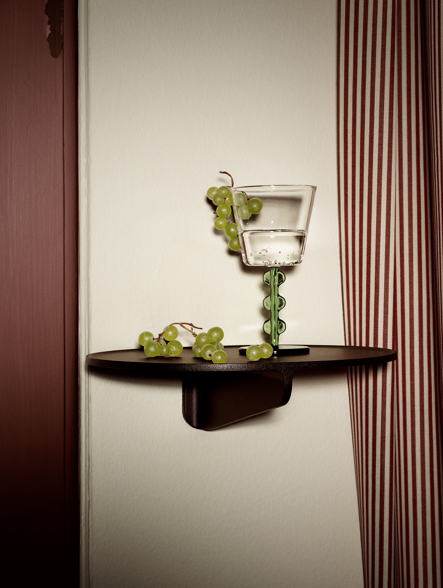 Museum Shelf by String - Dark Brown