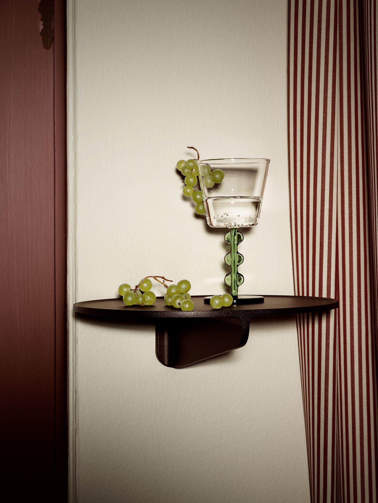Museum Shelf by String - Dark Brown