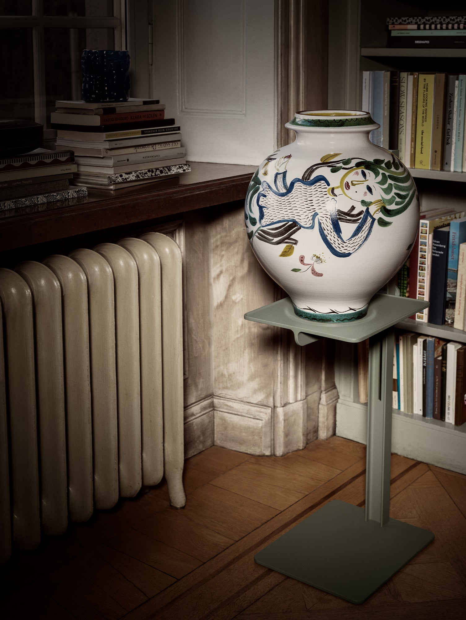 Museum Side Table by String - Green