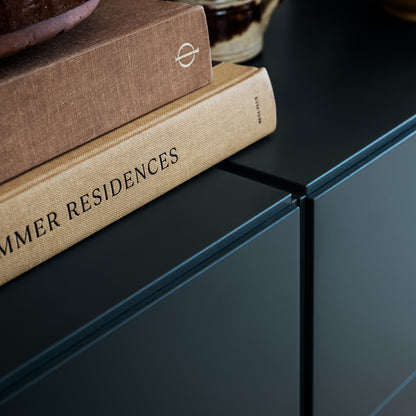 Relief Drawers with Plinth - Wide by String - Grey