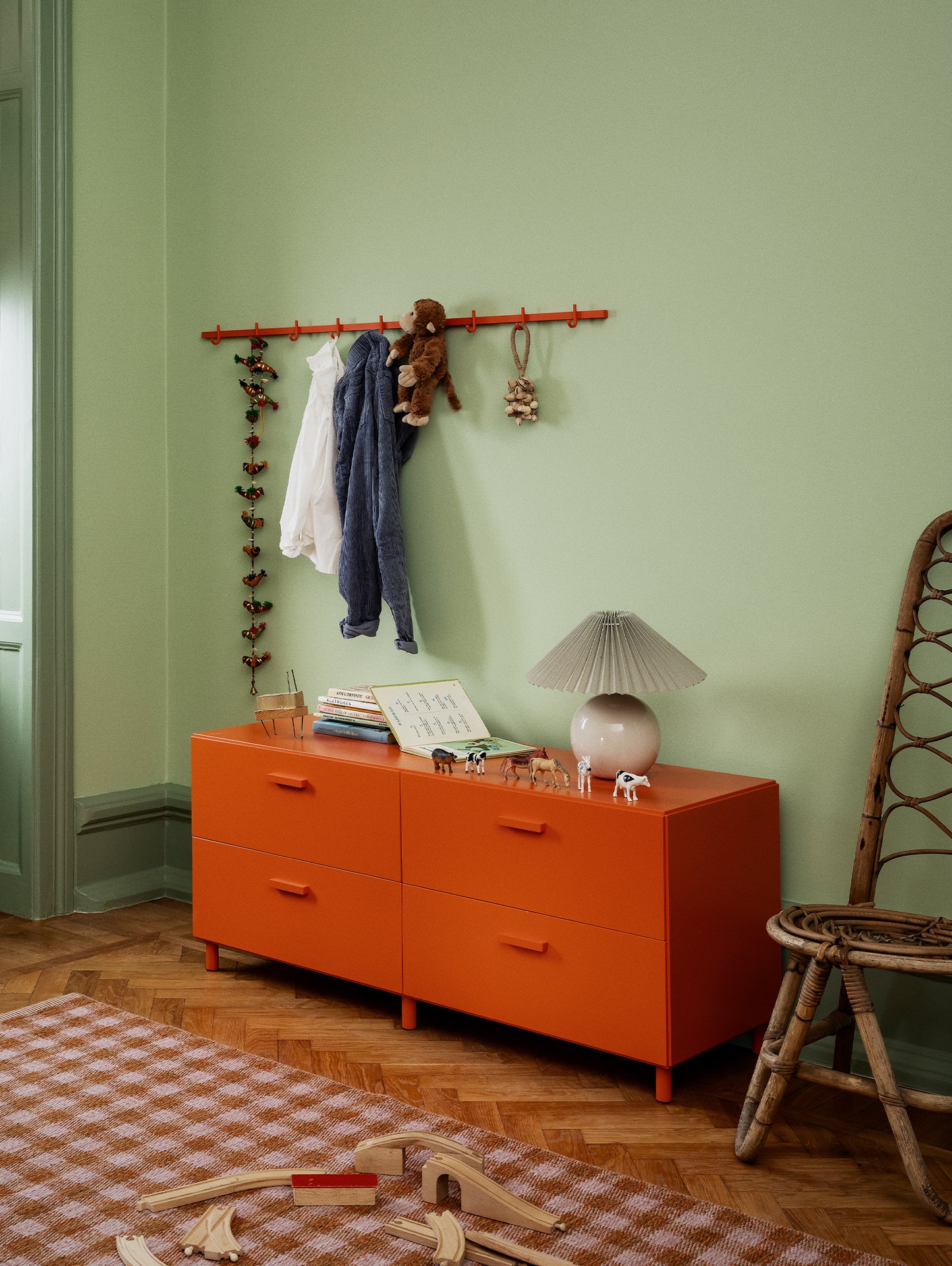 Relief Hook Rail by HAY - Large / Orange