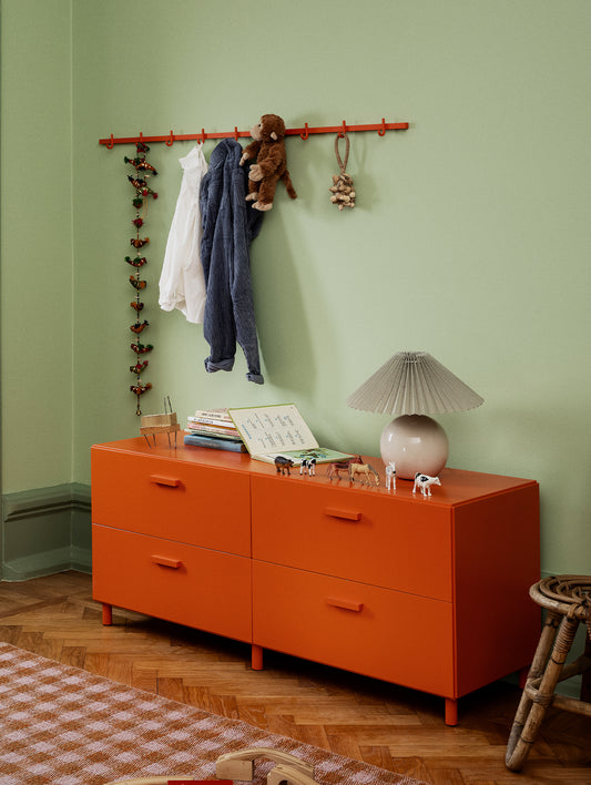 Relief Drawer with Legs- Low by String - Orange
