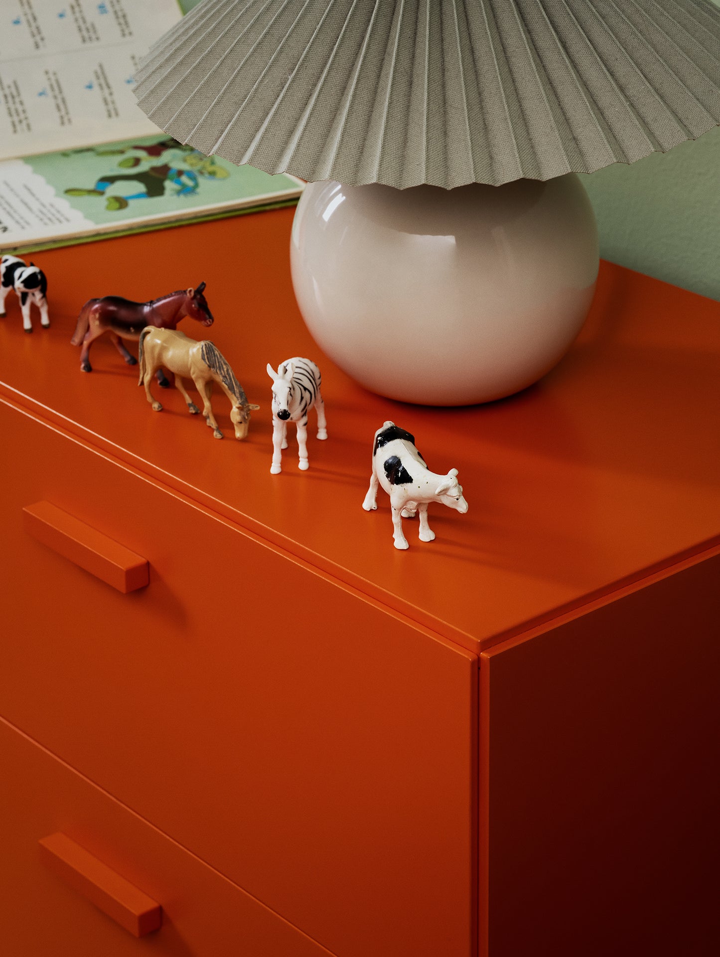 Relief Drawer with Legs- Low by String - Orange