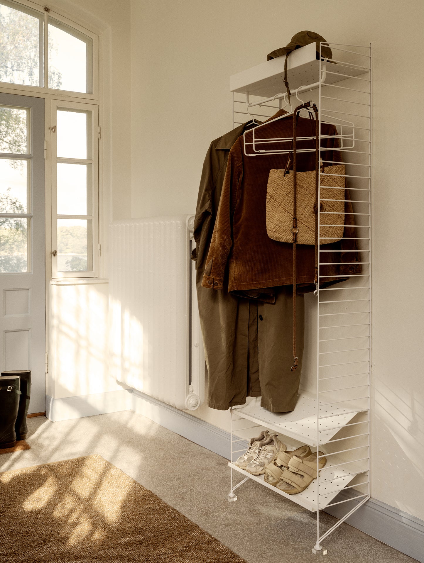 String Metal Shoe Shelves by String  - White