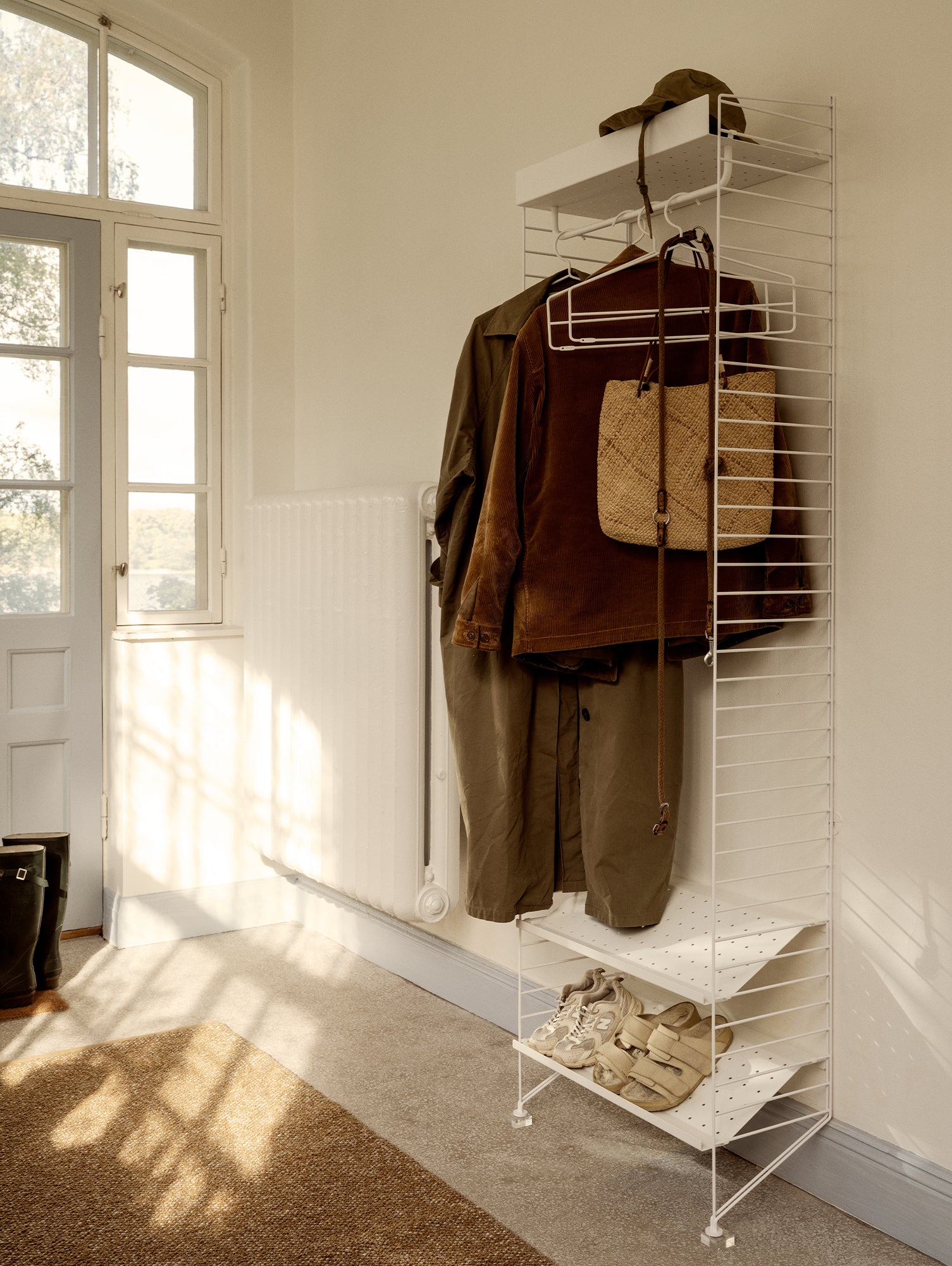 String Metal Shoe Shelves by String  - White