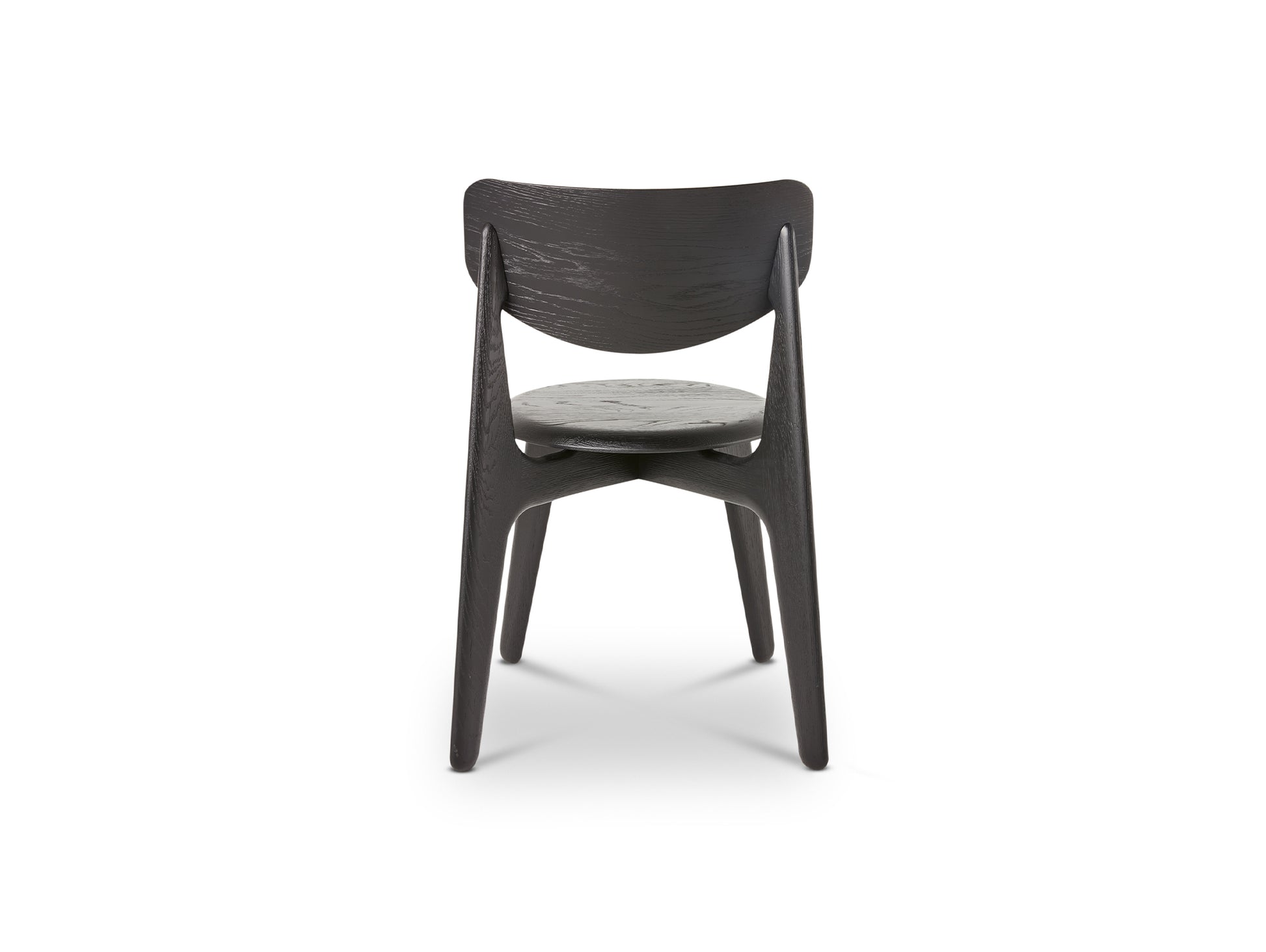 Slab Dining Chair by Tom Dixon - Black Lacquered Oak