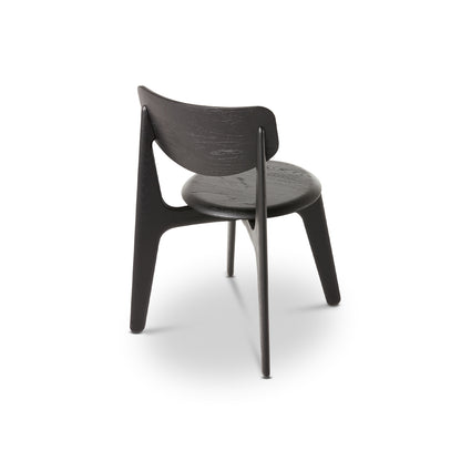 Slab Dining Chair by Tom Dixon - Black Lacquered Oak