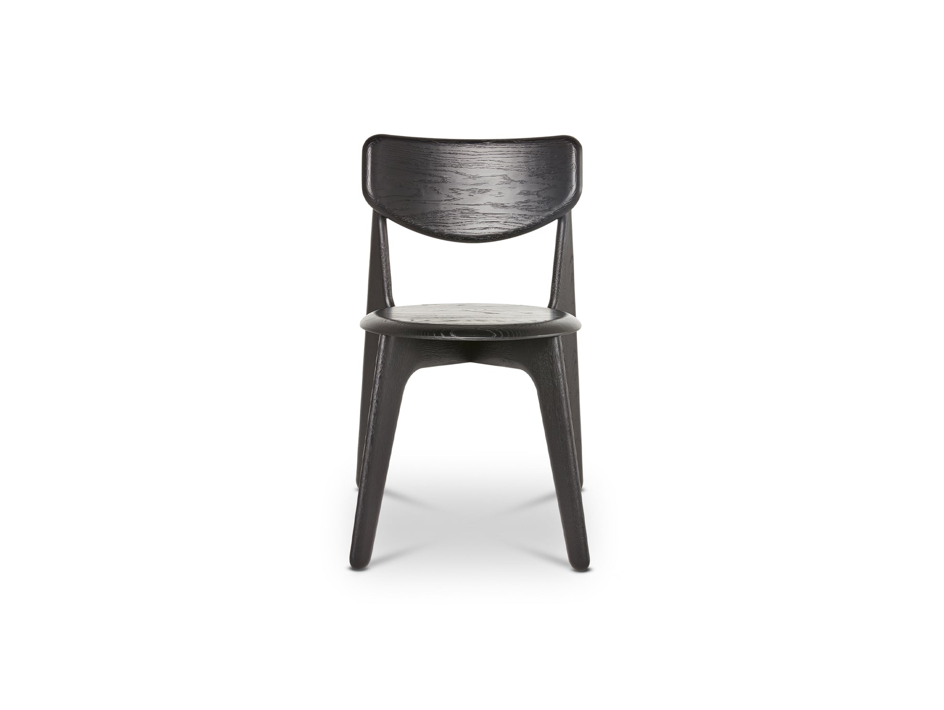 Slab Dining Chair by Tom Dixon - Black Lacquered Oak