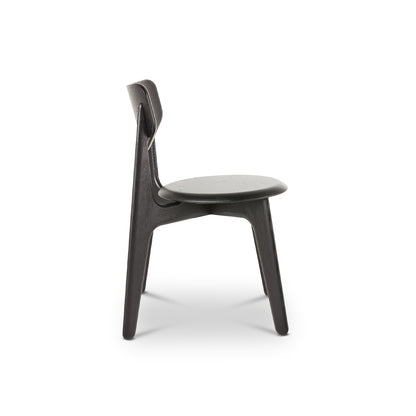 Slab Dining Chair by Tom Dixon - Black Lacquered Oak