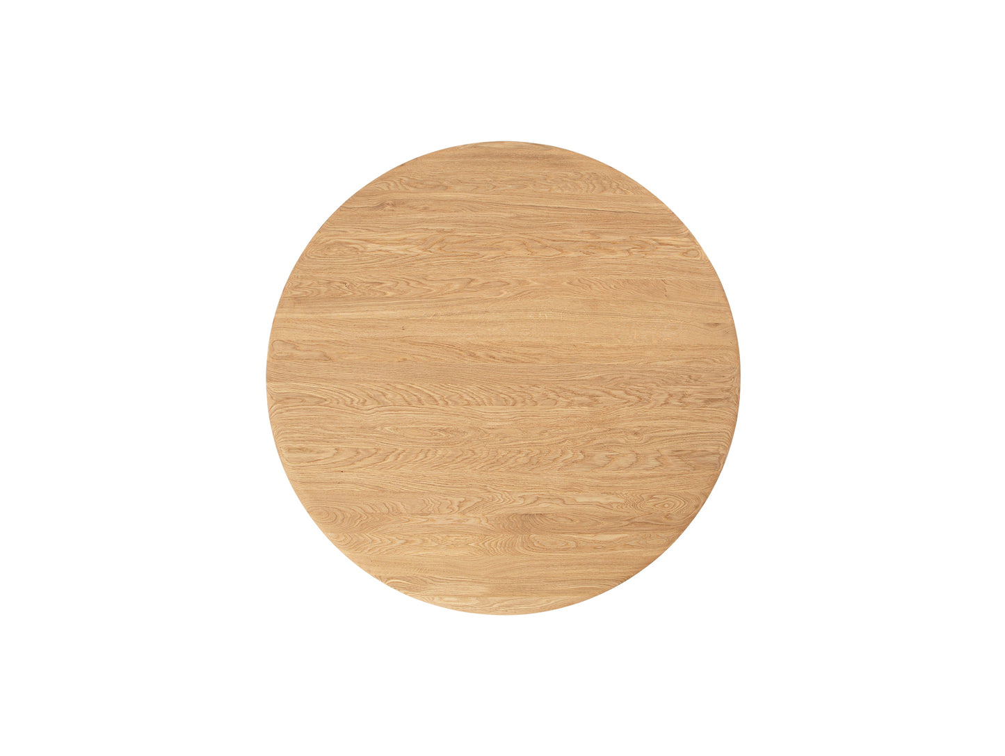 Slab Round Dining Table by Tom Dixon - 120 cm / Lacquered Oak