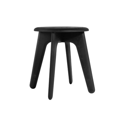 Slab Stool by Tom Dixon - Black Lacquered Oak