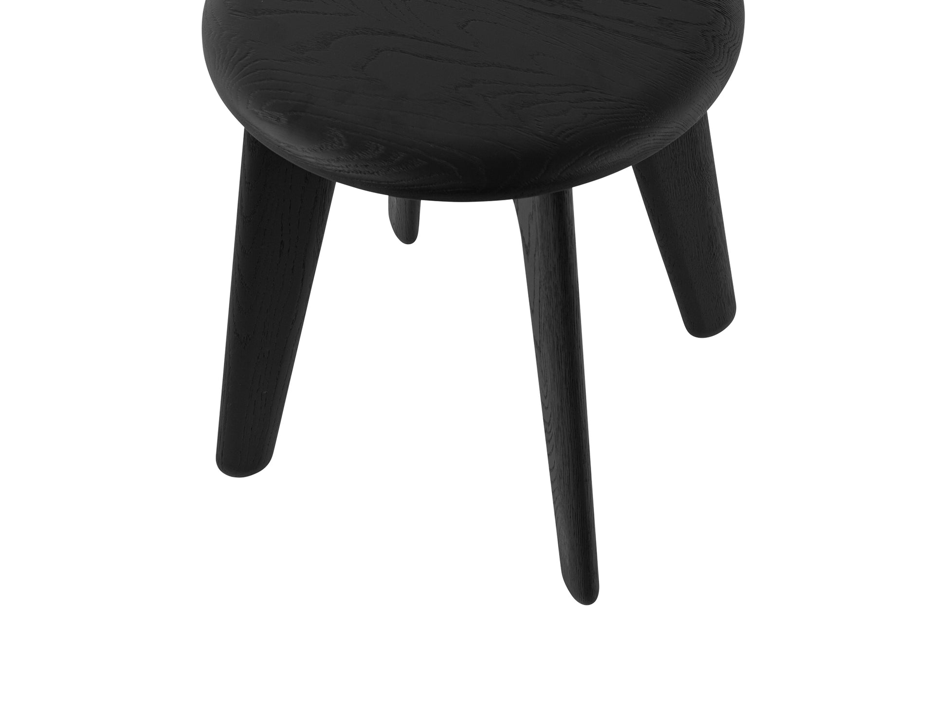 Slab Stool by Tom Dixon - Black Lacquered Oak