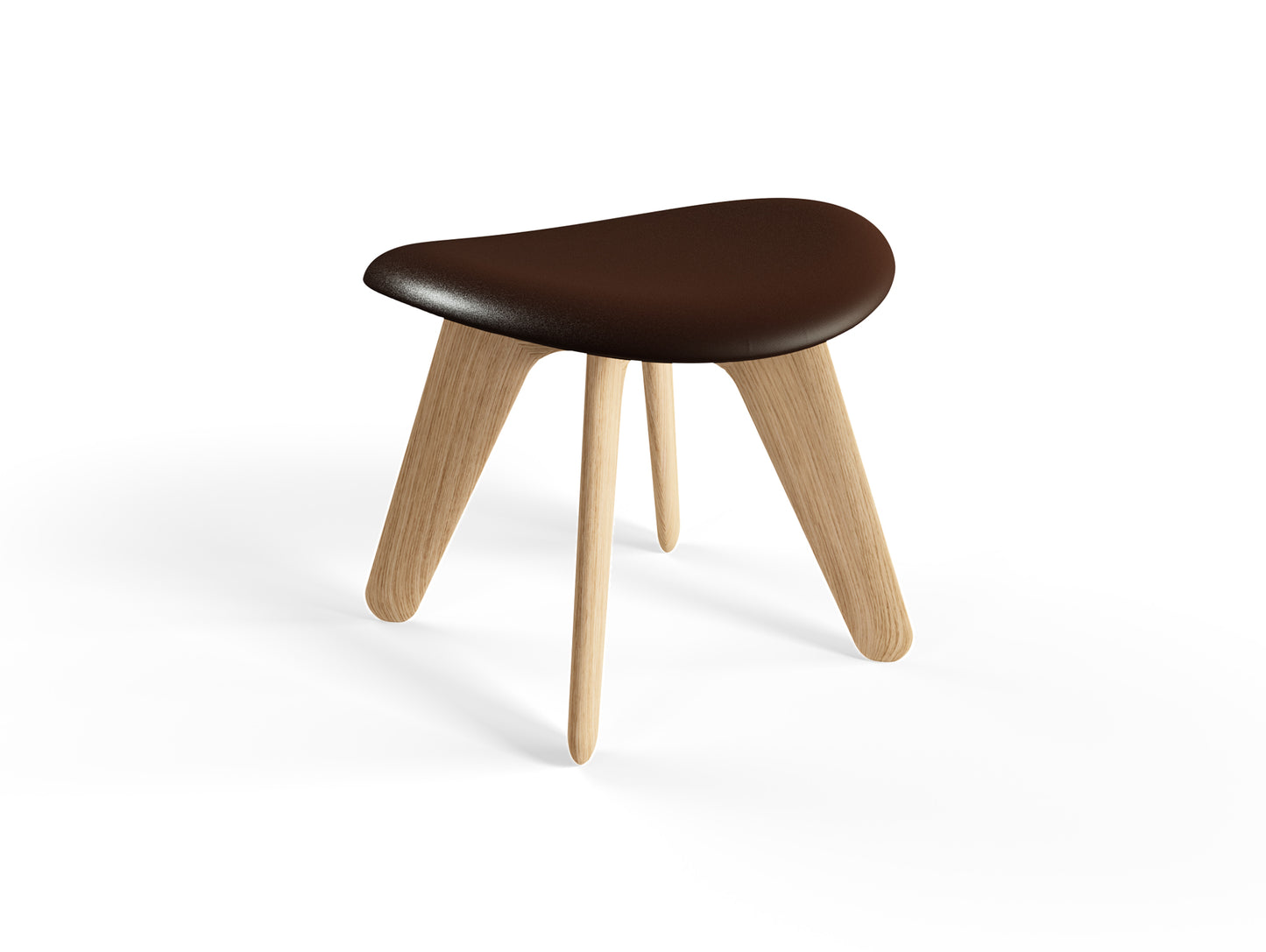 Slab Ottoman by Tom Dixon - Leather Choko