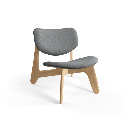 Slab Lounge Chair by Tom Dixon - Natural Oak / Hallingdal 65 130