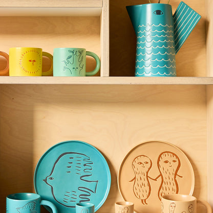 Peanut Side Plate by Donna Wilson