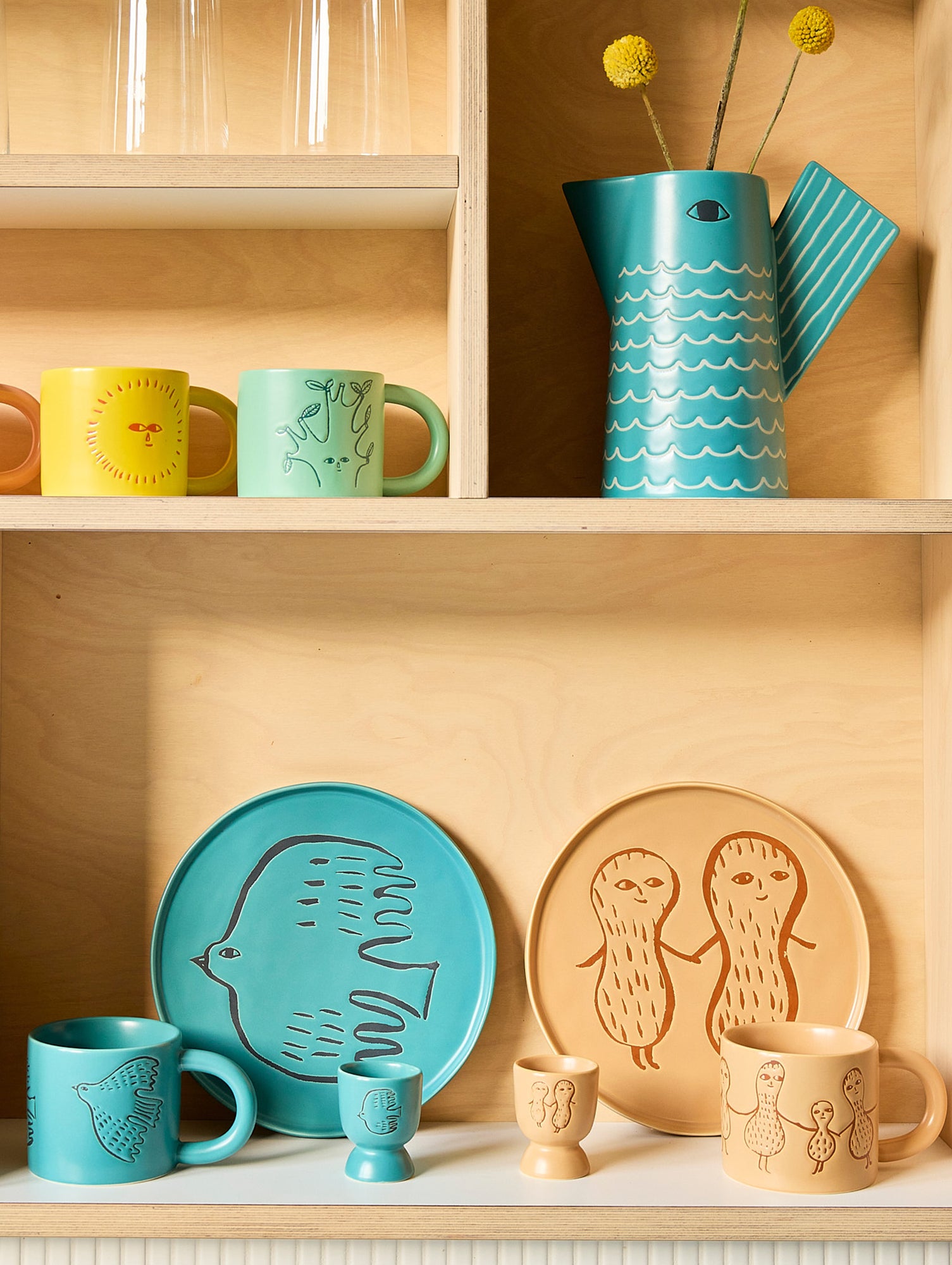 Peanut Side Plate by Donna Wilson