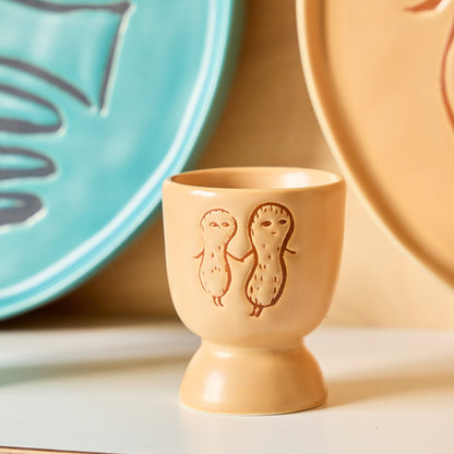Peanut Egg Cup by Donna Wilson