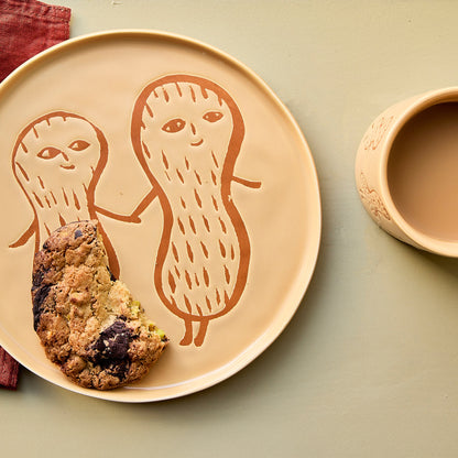 Peanut Side Plate by Donna Wilson