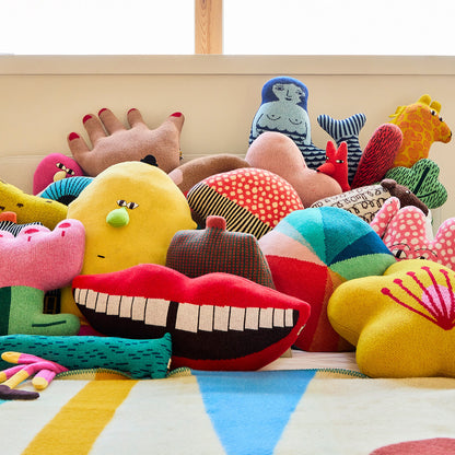 Pie Chart Shaped Floor Cushion by Donna Wilson