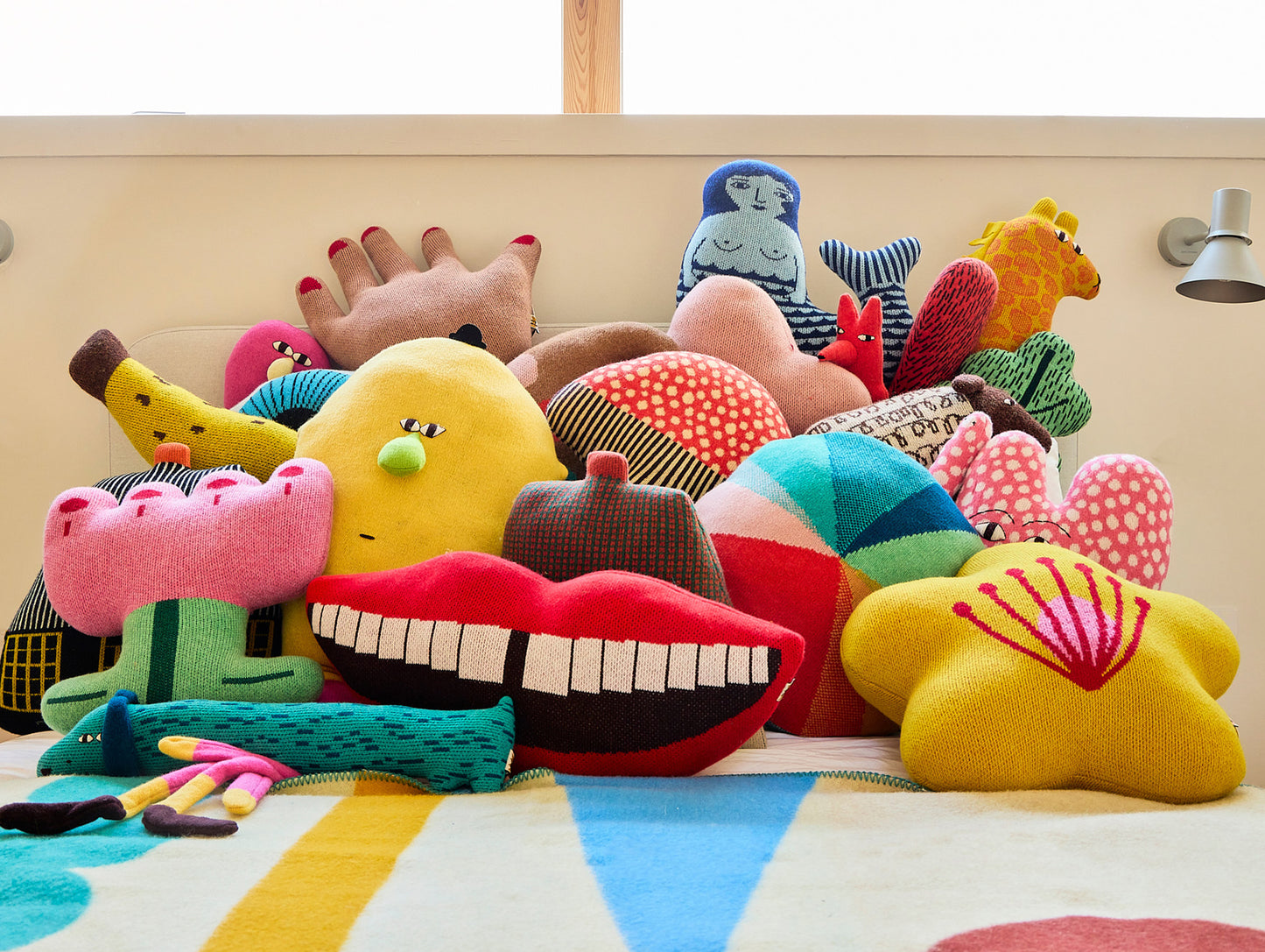 Pie Chart Shaped Floor Cushion by Donna Wilson