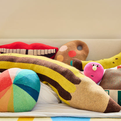 Pie Chart Shaped Floor Cushion by Donna Wilson