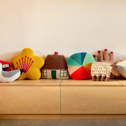 Pie Chart Shaped Floor Cushion by Donna Wilson