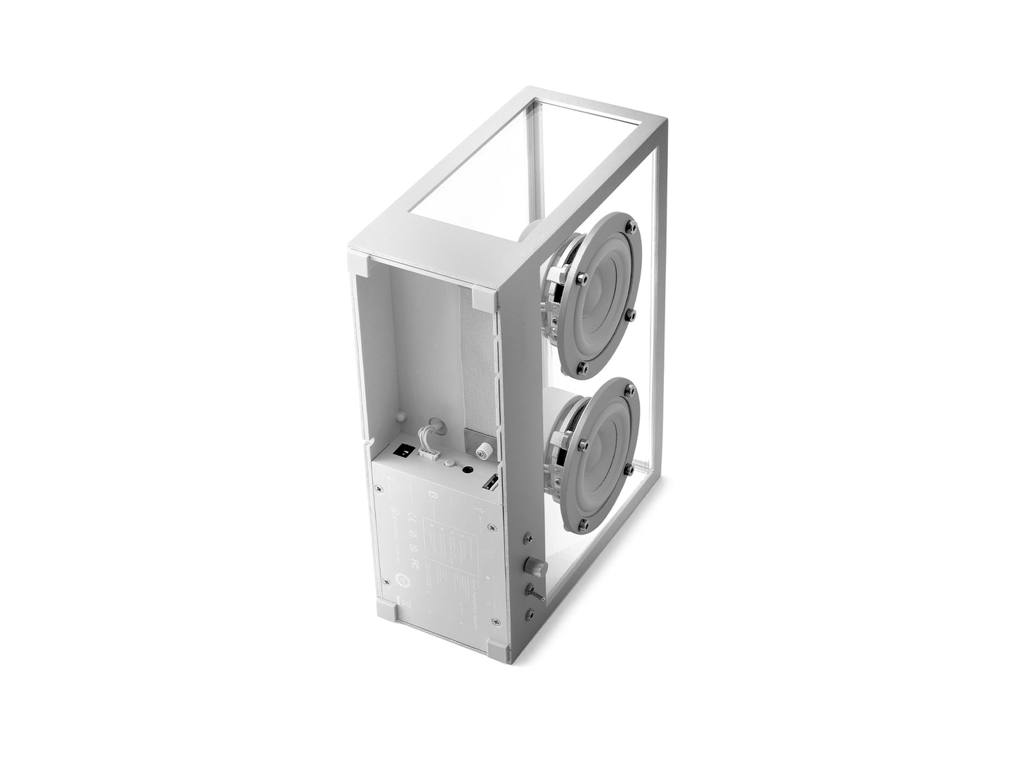 Small Transparent Speaker Metal - Bluetooth