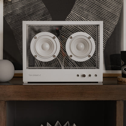 Small Transparent Speaker Metal - Bluetooth