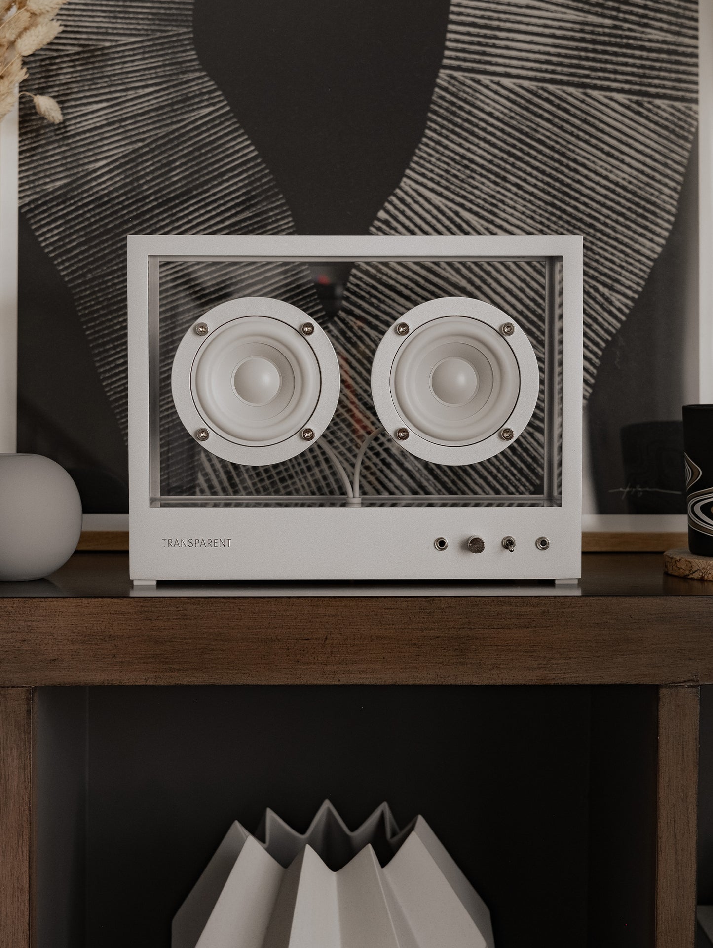 Small Transparent Speaker Metal - Bluetooth