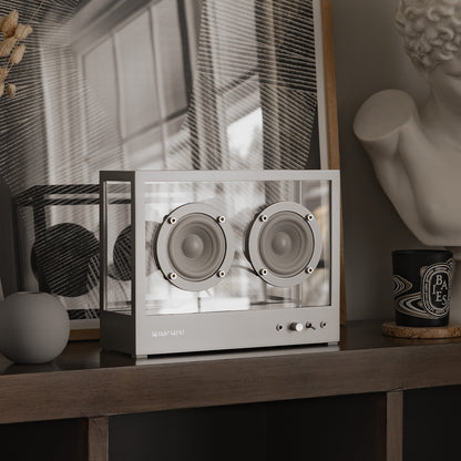 Small Transparent Speaker Metal - Bluetooth