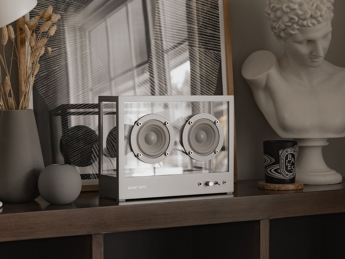 Small Transparent Speaker Metal - Bluetooth