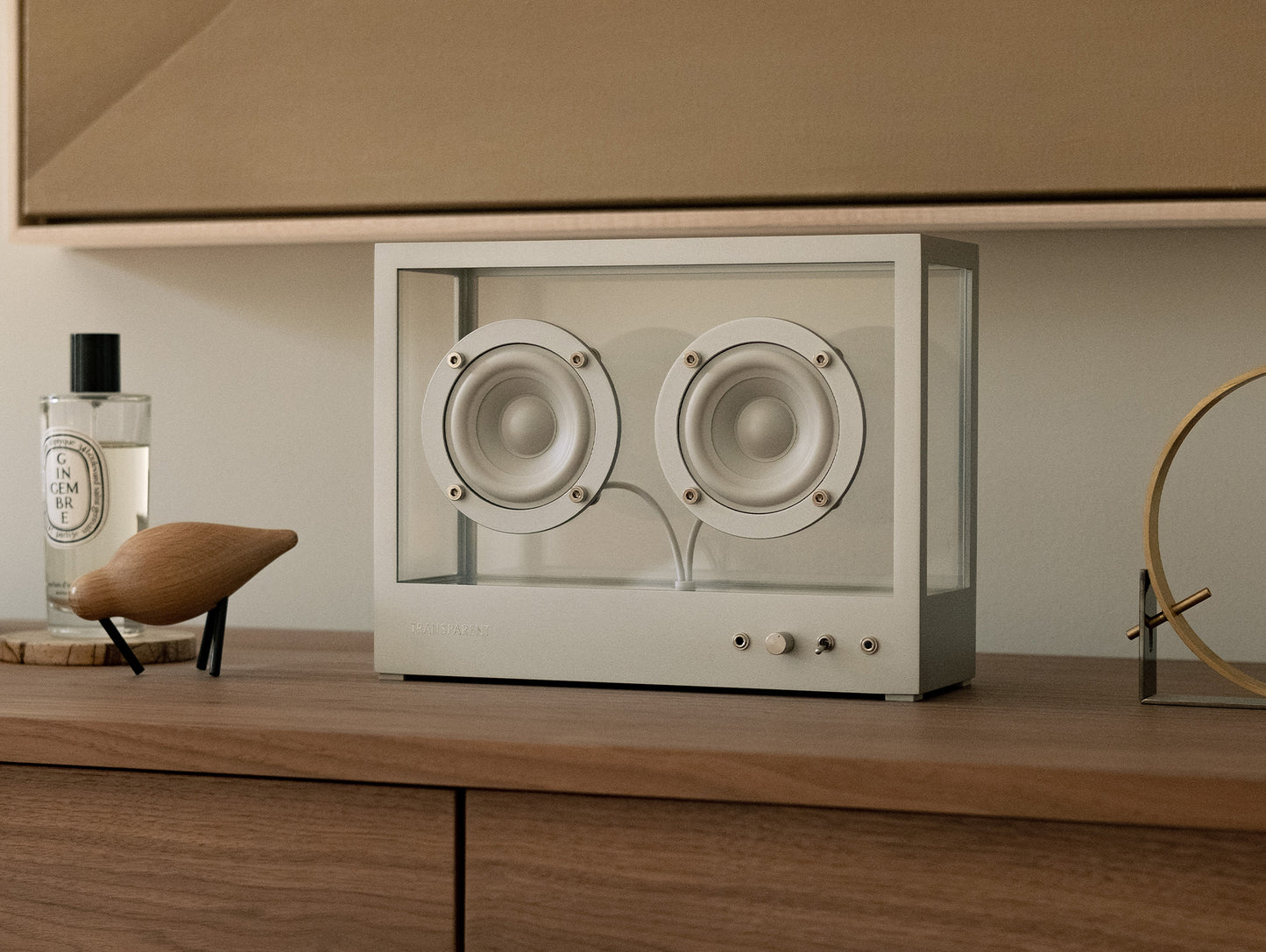 Small Transparent Speaker Metal - Bluetooth