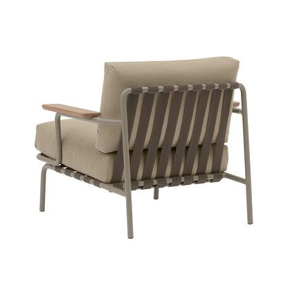 Settle Lounge Chair by Muuto - Taupe Frame / Ribbed Weave 05