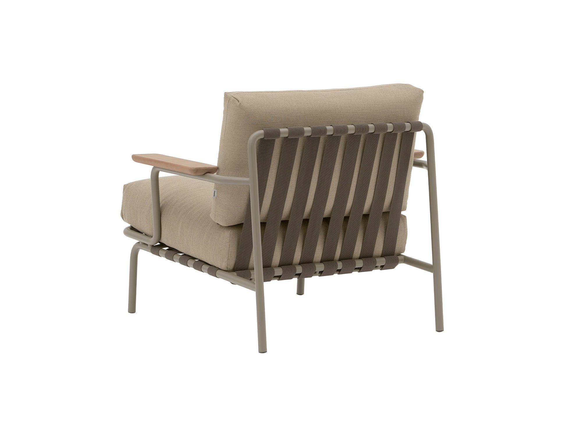 Settle Lounge Chair by Muuto - Taupe Frame / Ribbed Weave 05