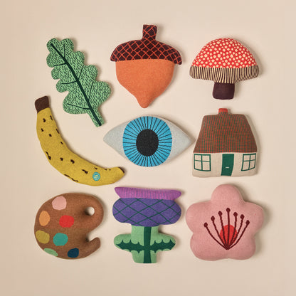 Banana Shaped Cushion by Donna Wilson
