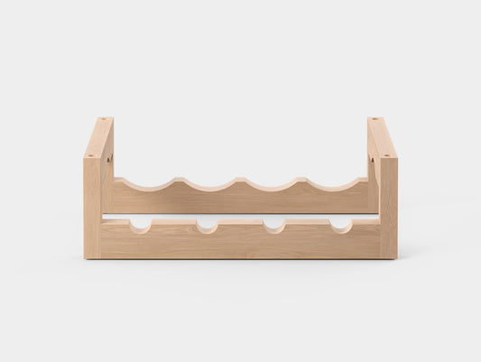 Silo Wine Rack by Massproductions - Oiled Ash