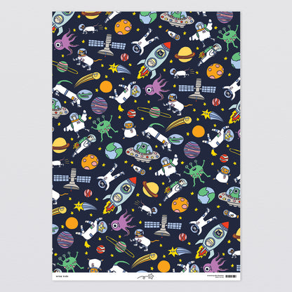 Space Wrapping Paper by Wrap