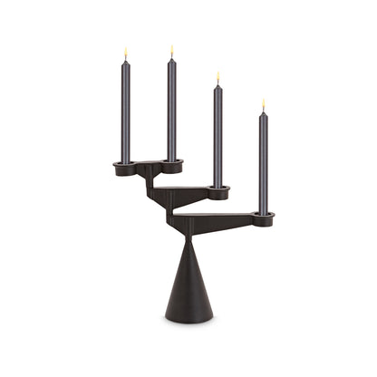 Spin Candelabra by Tom Dixon - Mini / Black