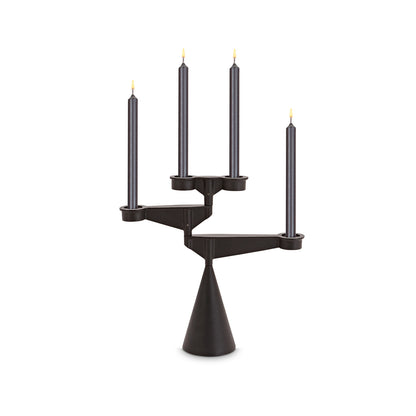Spin Candelabra by Tom Dixon - Mini / Black