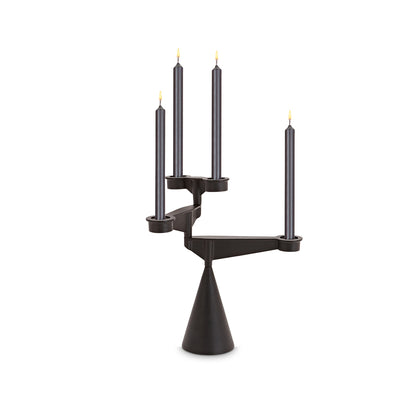 Spin Candelabra by Tom Dixon - Mini / Black