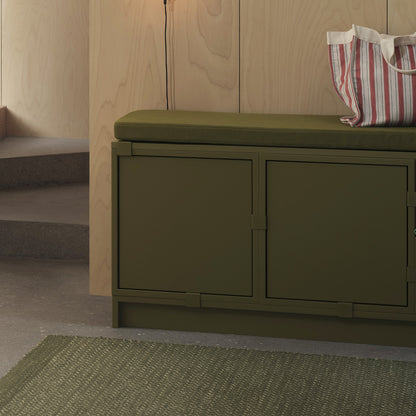 Stacked Storage System Seat Cushion by Muuto - Stacked Storage System Configuration 2 / Steelcut 985