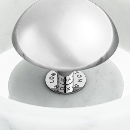 Stone LED Portable Lamp by Tom Dixon - Silver