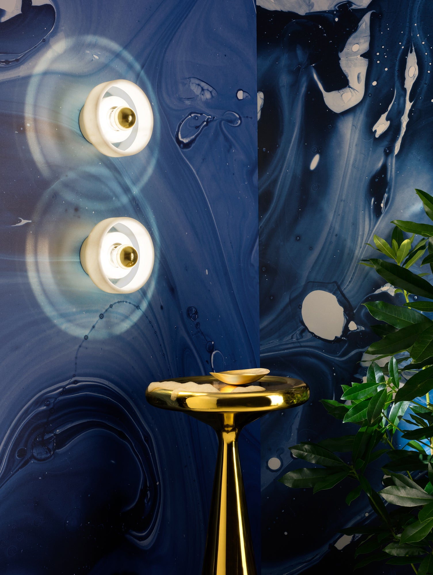 Stone LED Wall Light by Tom Dixon