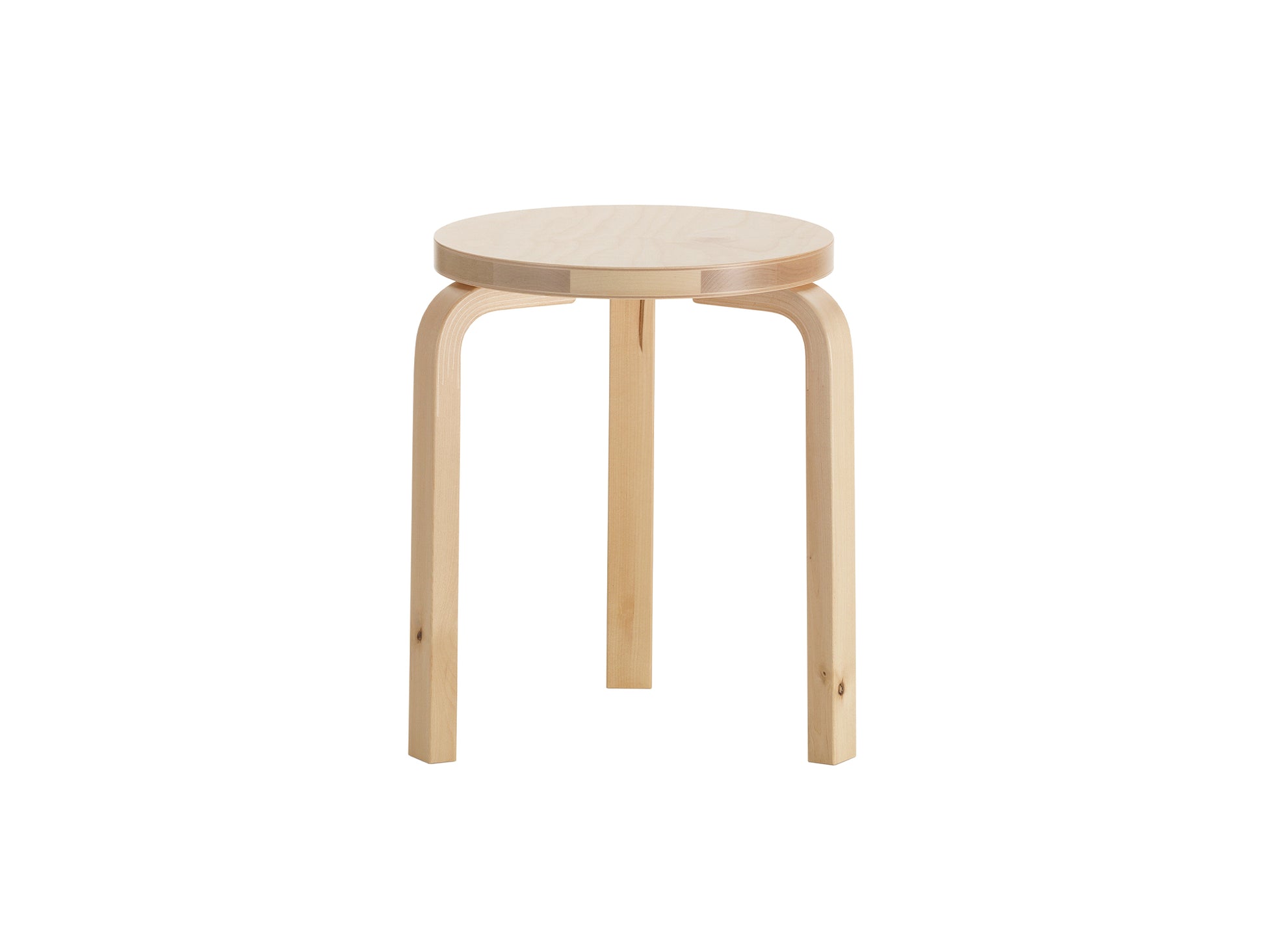 Alvar Aalto Stool 60 by Artek - Wild Birch