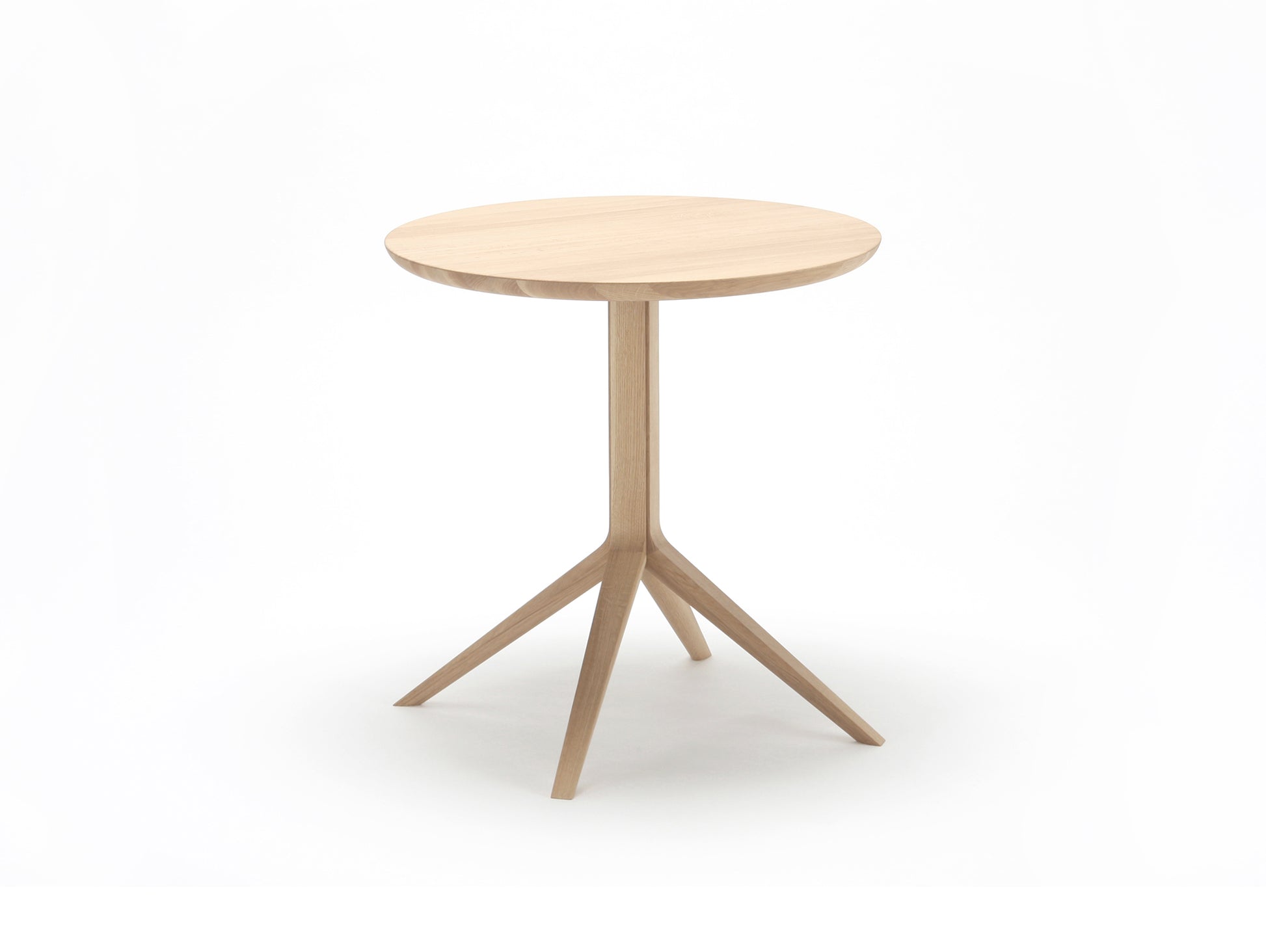 Scout Bistro Table by Karimoku New Standard - D70 / Grain Matte Black Lacquered Oak