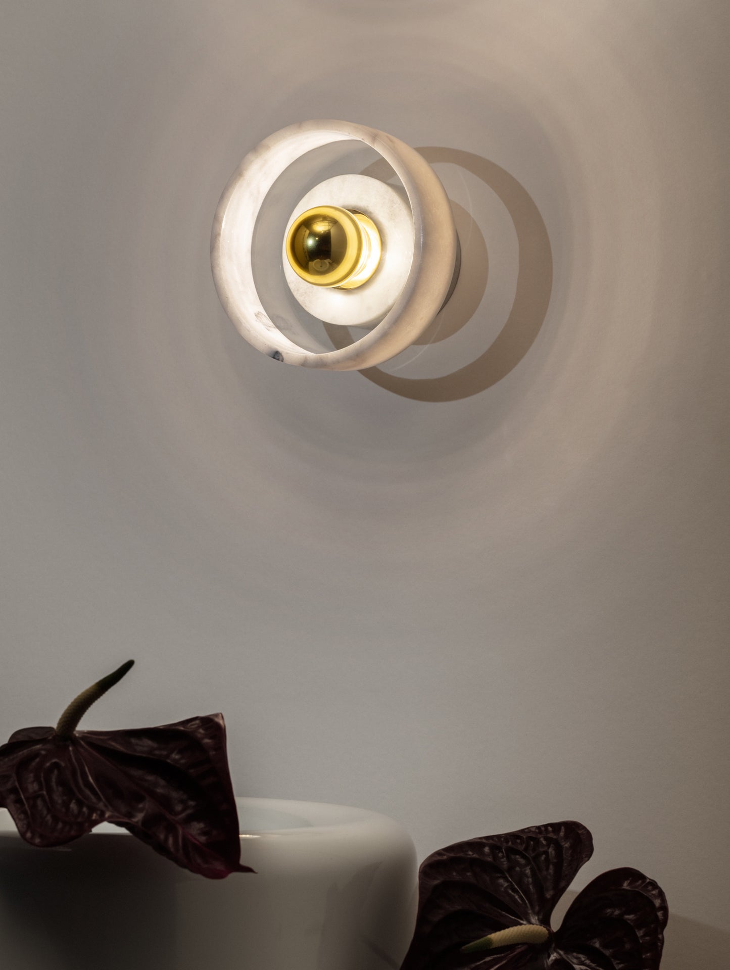 Stone LED Wall Light by Tom Dixon