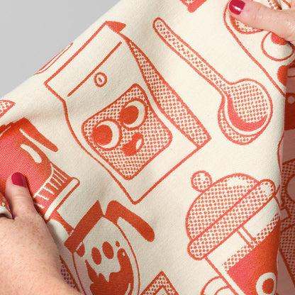 Coffee Time Tea Towel by Wrap