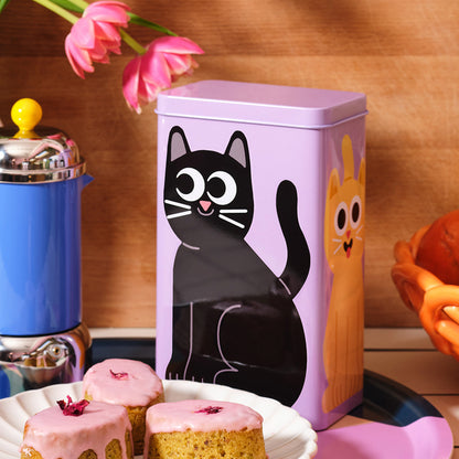 Cat Coffee Tin by Wrap