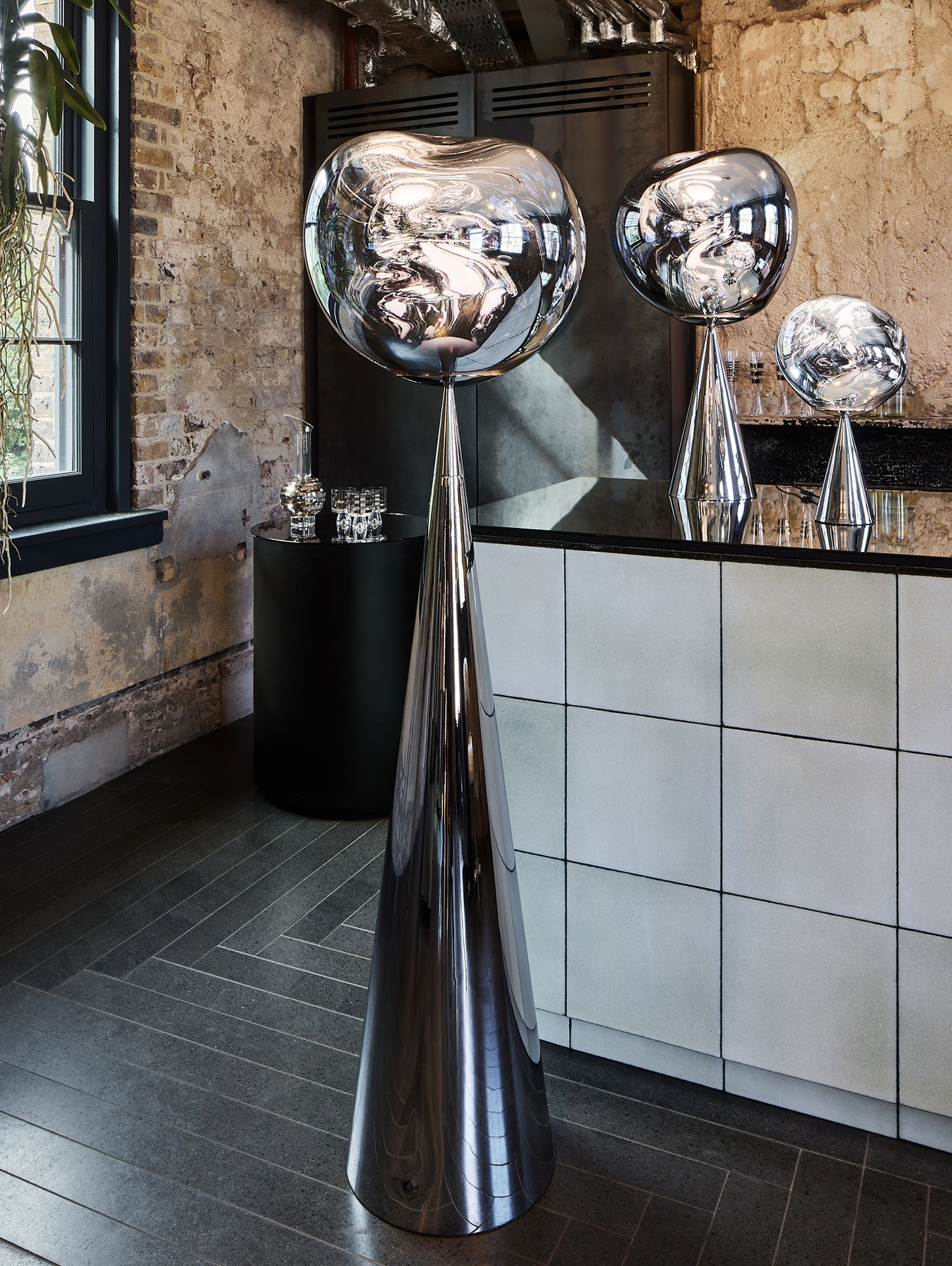 Melt LED Cone Fat Floor Lamp by Tom Dixon